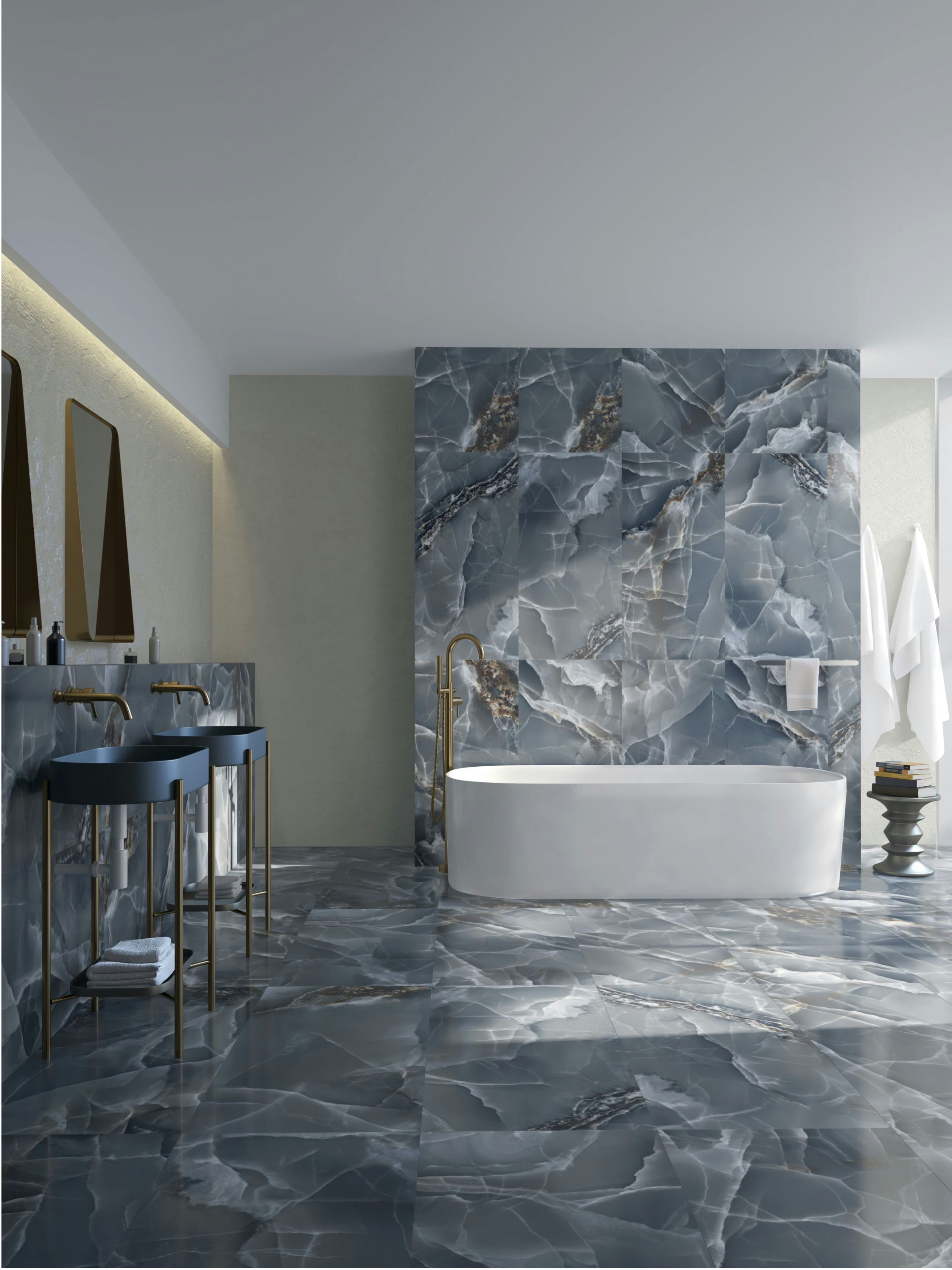 Marble tiles